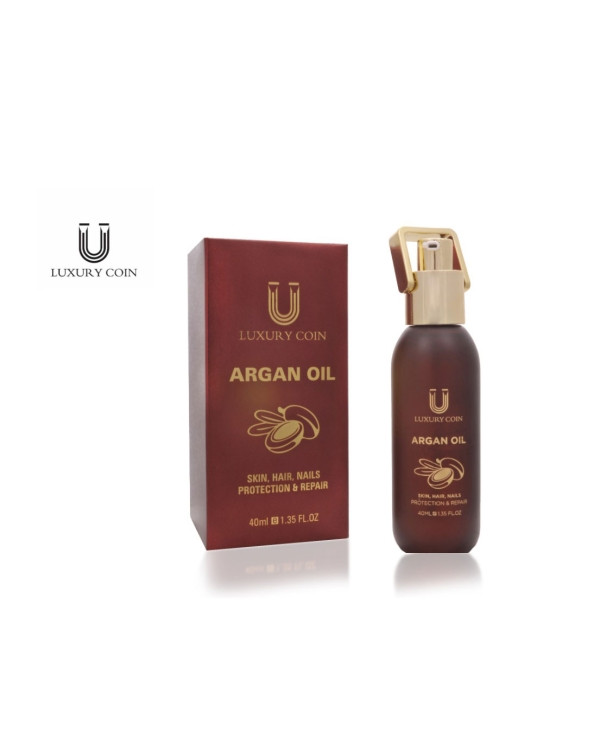 روغن آرگان لاکچری کوین، ضد پیری، غنی از ویتامینها و مواد مغذی، آنتی اکسیدان، صاف نمودن خطوط و چین و چروک صورت