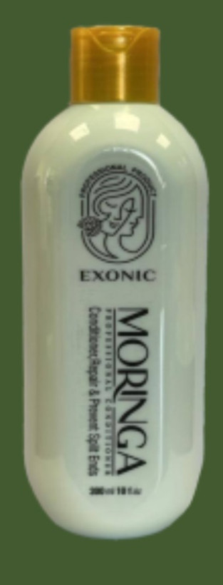 نرم کننده موی سر حاوی روغن مورینگا EXONIC، آب رسانی و جلوگیری کننده از پیری زودرس پوست و زوال ساقه مو