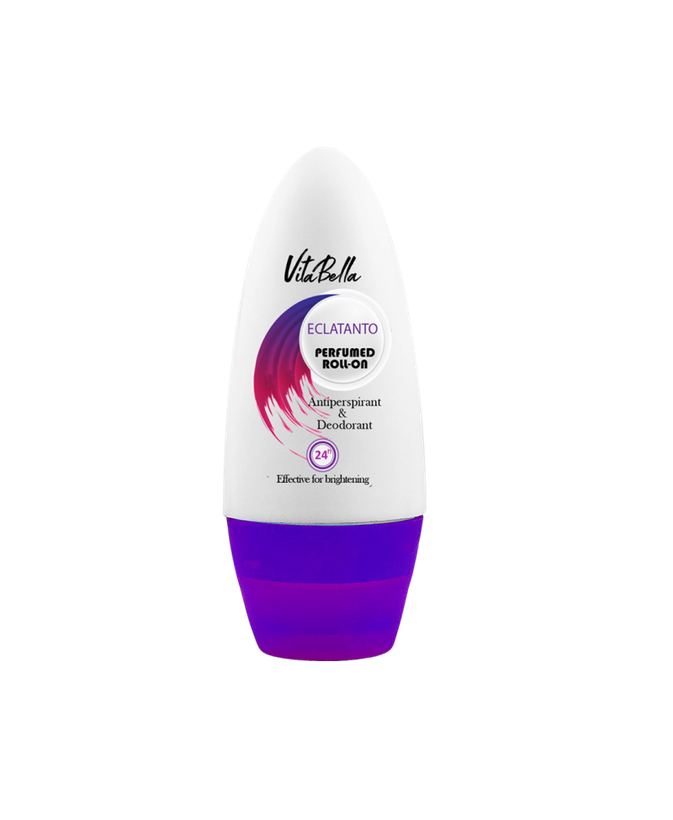 مام رول بدون الکل، ضد تعریق ECLATANTO، فاقد الکل، بدون ایجاد اثرات تیرگی، حاوی نیاسین آمید بمنظور رفع تیرگی زیر بغل، ماندگاری 24 ساعته، بدون ایجاد لک روی لباس، بدون ایجاد چسبندگی روی پوست احساس حس خنکی بدلیل حاوی بودن سدیم پیرولیدون کربوکسیلات، حاوی دئودرانت طبیعی، عدم ایجاد سوزش و التهاب بدلیل دارا بودن بافت لوسیونی سوزش و التهاب، دارای درصد بالای عطر و ماندگاری بالای رایحه